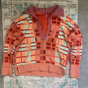 Plaid Multicolor Sweater